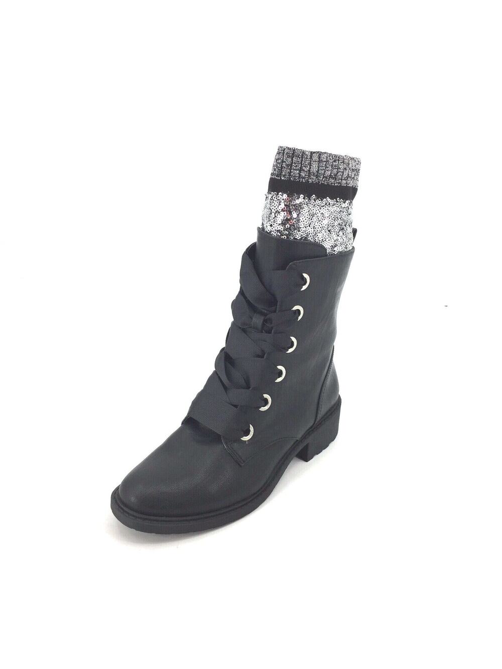 Circus Sam Edelman Women's Dearborn Lace Up Combat Boots Size 6 Black NWOB